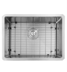 Nantucket SR2318-16 Pro Series 23" Single Bowl Undermount Stainless Steel Kitchen Sink in Brushed Satin