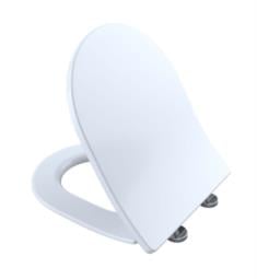 TOTO SS247R#01 15 1/8" Slim D-Shape Softclose Seat for RP Wall Hung Toilet Bowl in Cotton