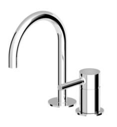 Zucchetti ZP6224.195E Pan 8 7/8" Two Hole Widespread Non-Vessel Bathroom Sink Faucet with Aerator
