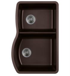 Empire Industries T32D Titan 20 7/8" Offset Double Bowl Drop-in/Undermount Quartz Composite Kitchen Sink