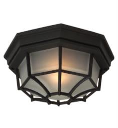 Craftmade Z389-TB Bulkheads 1 Light 10 5/8" Incandescent Frosted Glass Shade Flushmount Ceiling Light in Textured Matte Black