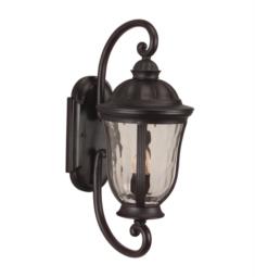 Craftmade Z6010-OBO Frances 2 Light 9 1/2" Incandescent Clear Hammered Glass Outdoor Wall Light in Oiled Bronze