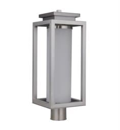 Craftmade ZA1325-SS-LED Vailridge 1 Light 9" LED White Frosted Glass Shade Outdoor Post Light in Stainless Steel