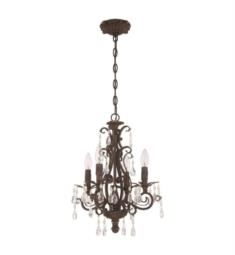 Craftmade 25614-FR Englewood 4 Light 14 3/8" Incandescent One Tier Mini Chandelier in French Roast Finish