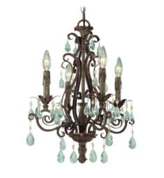 Craftmade 25624-FR Englewood 4 Light 17" Incandescent One Tier Mini Chandelier in French Roast