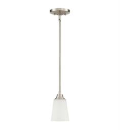 Craftmade 41991 Grace 1 Light 5" Incandescent White Frosted Glass Mini-Pendant