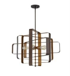 Craftmade 48595-ABZ Linked 5 Light 28" Incandescent Pendant in Aged Bronze Brushed