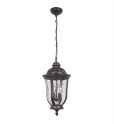 Craftmade Z6011-OBO Frances 2 Light 9 1/2" Incandescent Clear Hammered Glass Mini-Pendant in Oiled Bronze