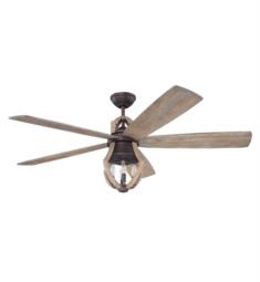 Craftmade WIN56ABZWP5 Winton 5 Blades 56" Indoor Ceiling Fan with Light Kit in Aged Bronze Brushed/Weathered Pine