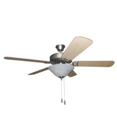 Craftmade BLD52AN5C1 Builder Deluxe 5 Blades 52" Indoor Ceiling Fan with Incandescent Light Kit in Antique Nickel