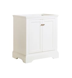 Fresca FCB2430WHM Windsor 30" Matte White Traditional Bathroom Cabinet