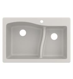 Kraus KGD-442 Quarza 33" Double Bowl Undermount/Drop-In Composite Granite Kitchen Sink