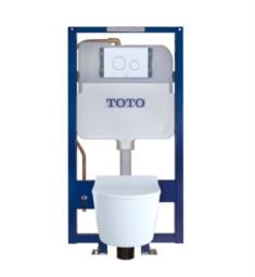 TOTO CWT447247CMFG RP Wall-Hung One-Piece D-Shape Toilet and In-Wall Tank System with 1.28 GPF & 0.9 GPF Dual Flush