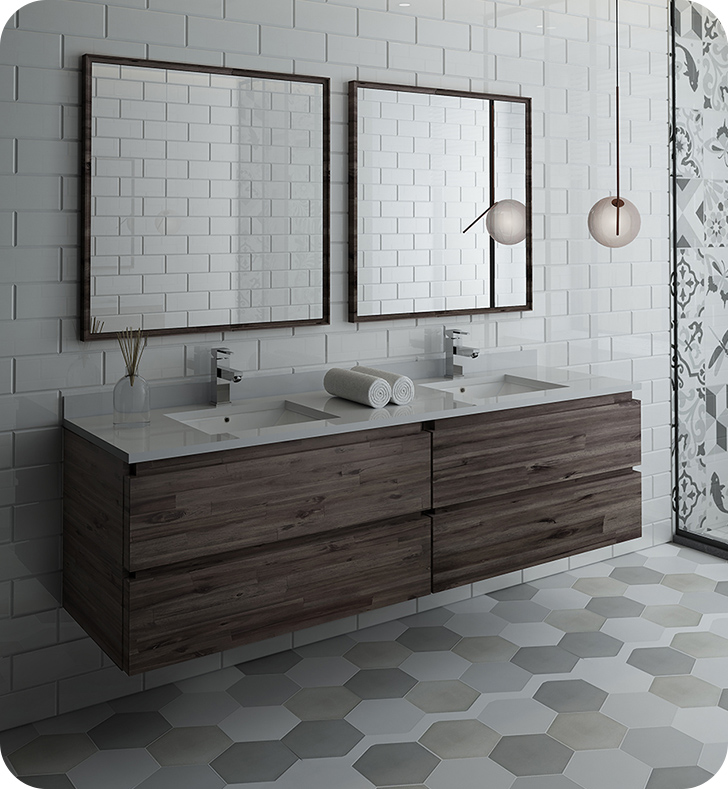 Fresca Fvn31 3636aca Formosa 72 Wall, Modern Mirrors For Bathroom Vanity
