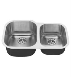 American Standard 18CR.9322100S.075 Portsmouth 31 1/2" Double Bowl Undermount Stainless Steel Kitchen Sink