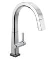 Delta 9193T-DST Pivotal 16" Single Handle Pull Down Kitchen Faucet with Touch2O Technology