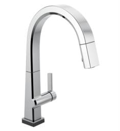 Delta 9193T-DST Pivotal 16" Single Handle Pull Down Kitchen Faucet with Touch2O Technology
