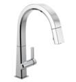 Delta 9193-DST Pivotal 15 1/2" Single Handle Pull Down Kitchen Faucet