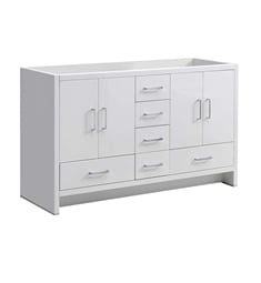 Fresca FCB9460WH-D Imperia 60" Glossy White Free Standing Double Sink Modern Bathroom Cabinet