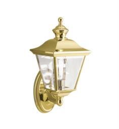 Kichler 9712PB Bay Shore 1 Light 7" Incandescent Outdoor Wall Sconce in Polished Brass