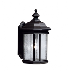 Kichler 9029BK One Light Outdoor Wall Sconce in Black (Painted)