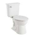 American Standard 238AA114CP.020 VorMax 30 1/4" Two-Piece Elongated UHET Right Height Toilet with 1.0 GPF and Toilet Seat in White