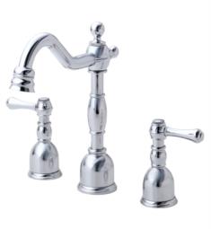 Gerber D303257 Opulence 7 5/8" Double Handle Widespread Bathroom Sink Faucet with Touch-Down Drain