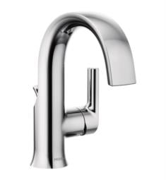 Moen S6910 Doux 8" Single Handle High Arc Bathroom Sink Faucet with Metal Pop-Up Drain Assembly