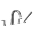 Moen TS984 Doux 10 1/4" Double Handle Widespread High Arc Roman Tub Faucet