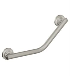 Moen RA8716D1GBN Home Care 19 1/4" Wall Mount Angled Grab Bar in Brushed Nickel