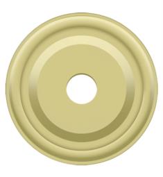 Deltana BPRC100 1" Brass Round Backplate for Cabinet Knobs