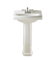 American Standard 0555.020 Portsmouth 24 Inch Pedestal Sink in White