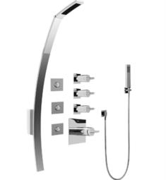 Graff GF1.120A-C14S 53 3/8" Thermostatic Shower Set with Body Sprays and Handshower