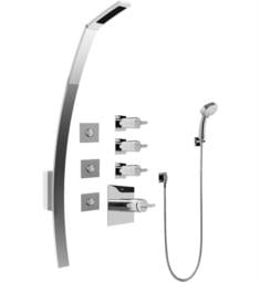 Graff GF1.130A-C14S 53 3/8" Thermostatic Shower Set with Body Sprays and Handshower