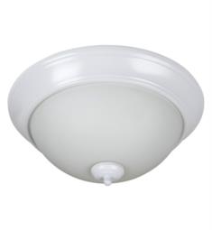 Craftmade XP15-3W Pro Builder 3 Light 15" Incandescent Flushmount Ceiling Light with White Frost Glass