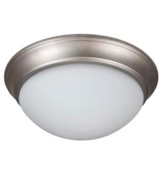 Craftmade XPP13-2W Pro Builder Premium 2 Light 13" Incandescent Flushmount Ceiling Light with White Frosted Glass