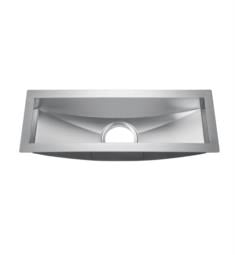 Barclay PSSSB2100-SS Vedette 22" Single Bowl Undermount Stainless Steel Curved Prep/Bar Sink