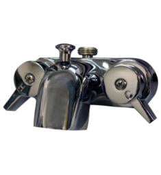 Barclay 205-S-CP Pegasus 3" Two Handle Wall Mount Clawfoot Tub Filler with Diverter in Polished Chrome