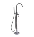 Barclay 7901 Belmore 46" One Handle Freestanding Gooseneck Tub Filler with Hand Shower