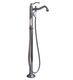 Barclay 7932 Lamar 38 1/2" One Handle Freestanding Tub Filler with Hand Shower