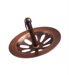 Barclay 5599-4AC Daisy 3 1/4" Wheel Overflow Cover in Antique Copper