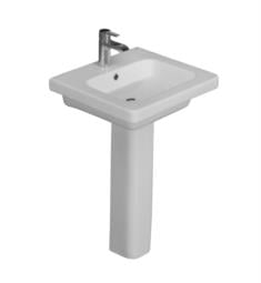 Barclay C-3-1080WH Resort 30 3/4" Pedestal Foot for Lavatory Sink in White