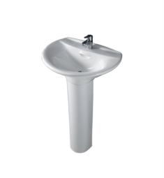 Barclay C-3-130WH Venice 26" Pedestal Foot for Lavatory Sink in White