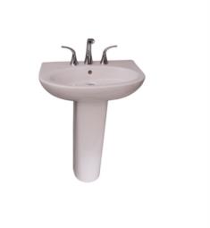 Barclay C-3-320WH Infinity 28 1/8" Pedestal Foot for Lavatory Sink in White