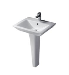Barclay C-3-360WH Opulence 28 3/4" Pedestal Foot for Lavatory Sink in White