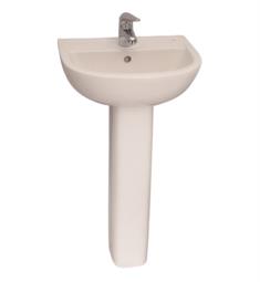 Barclay C-3-490WH Washington 27 1/4" Pedestal Foot for Lavatory Sink in White
