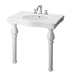 Barclay L-968 Milano 27 5/8" Console Legs for Lavatory Sink