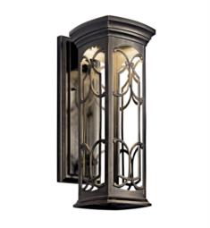 Kichler 49227OZLED Franceasi 1 Light 7" LED Outdoor Wall Sconce in Olde Bronze