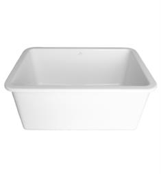Barclay KS30-WH Pierina 29 1/2" Single Bowl Fireclay Drop-In/Undermount Rectangle Kitchen Sink in White