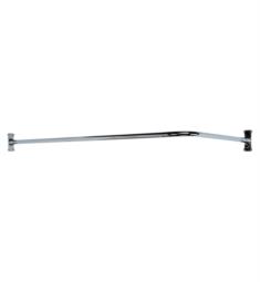 Barclay 4123-66 66" Corner Shower Rod with Rectangular Flanges